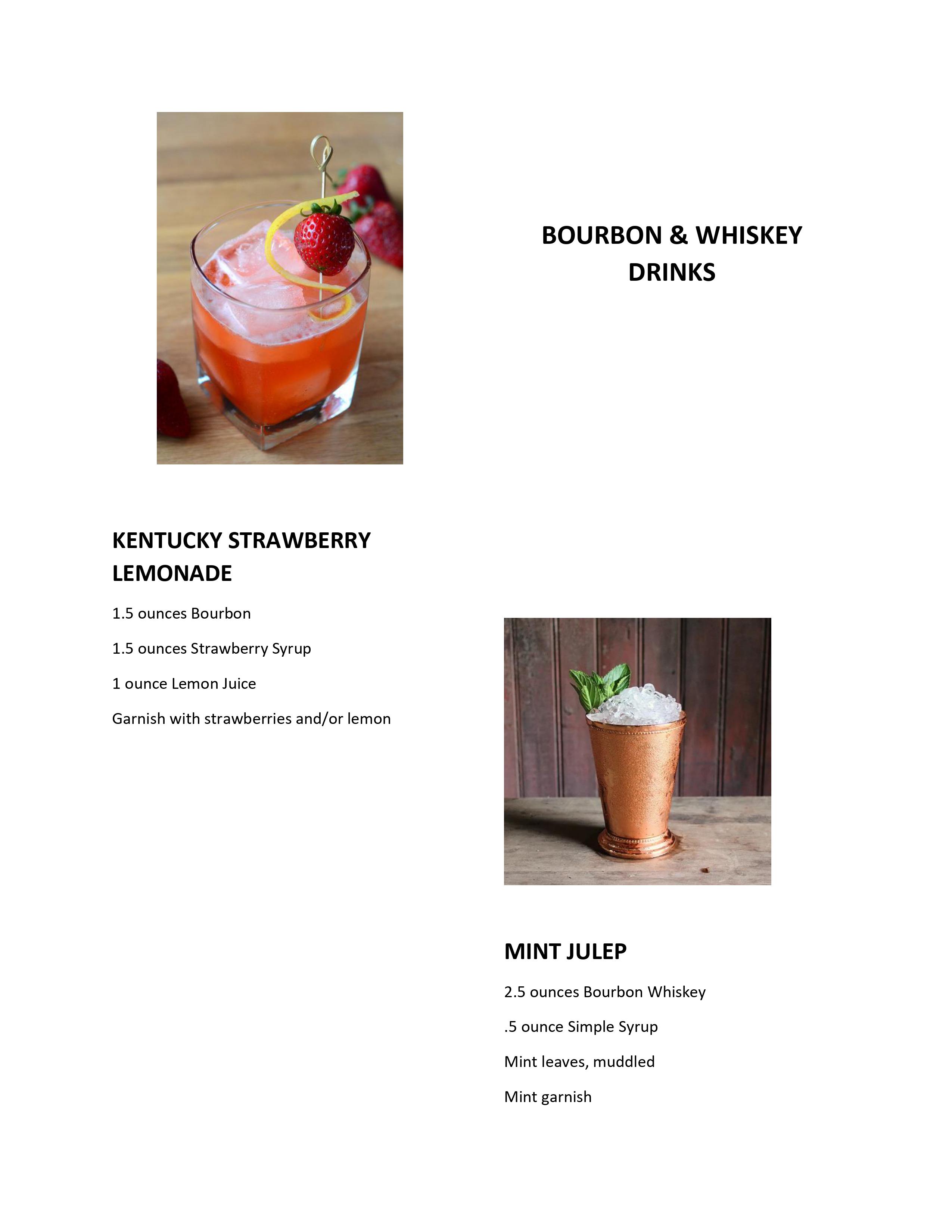 North Carolina Bartender Drink Mixes
