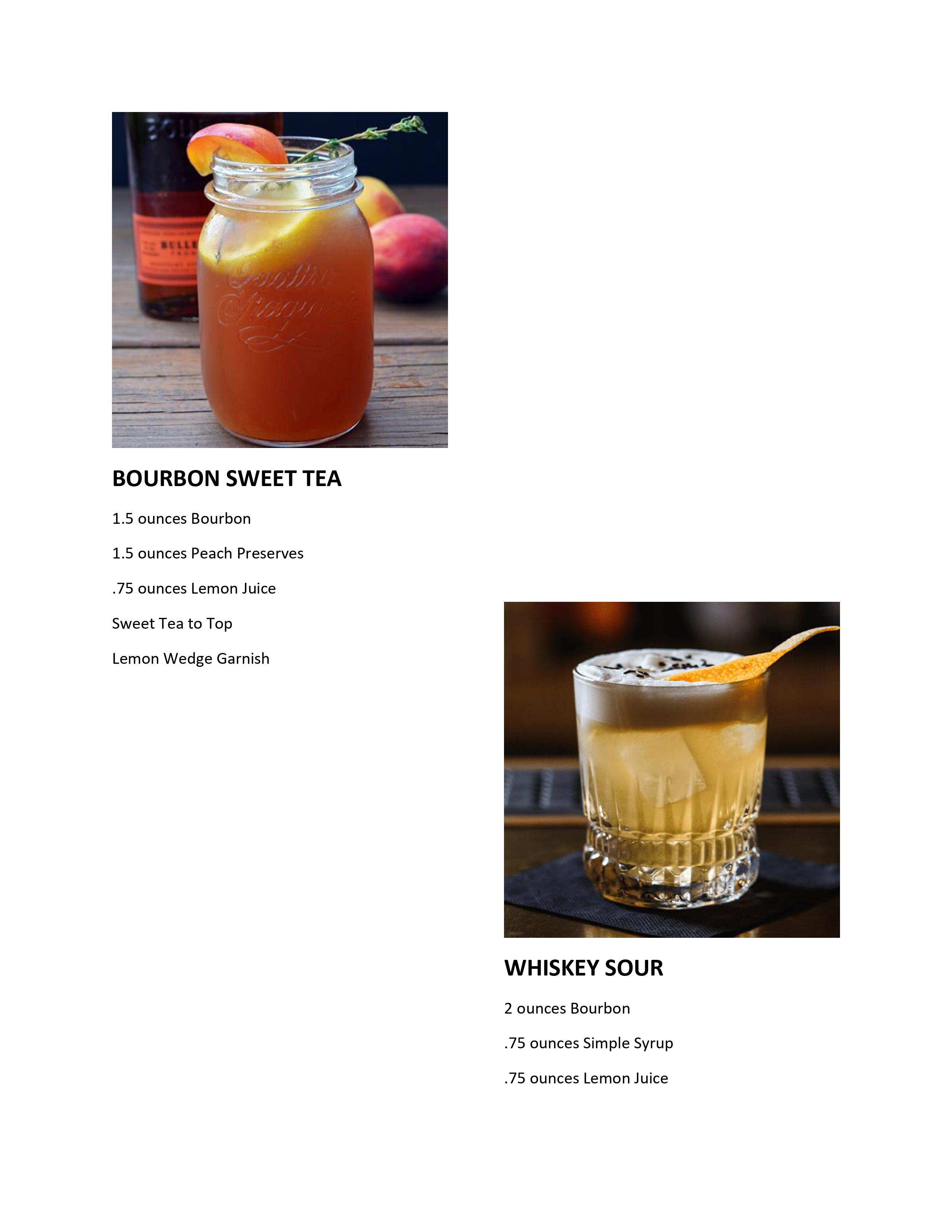 North Carolina Bartender Drink Mixes