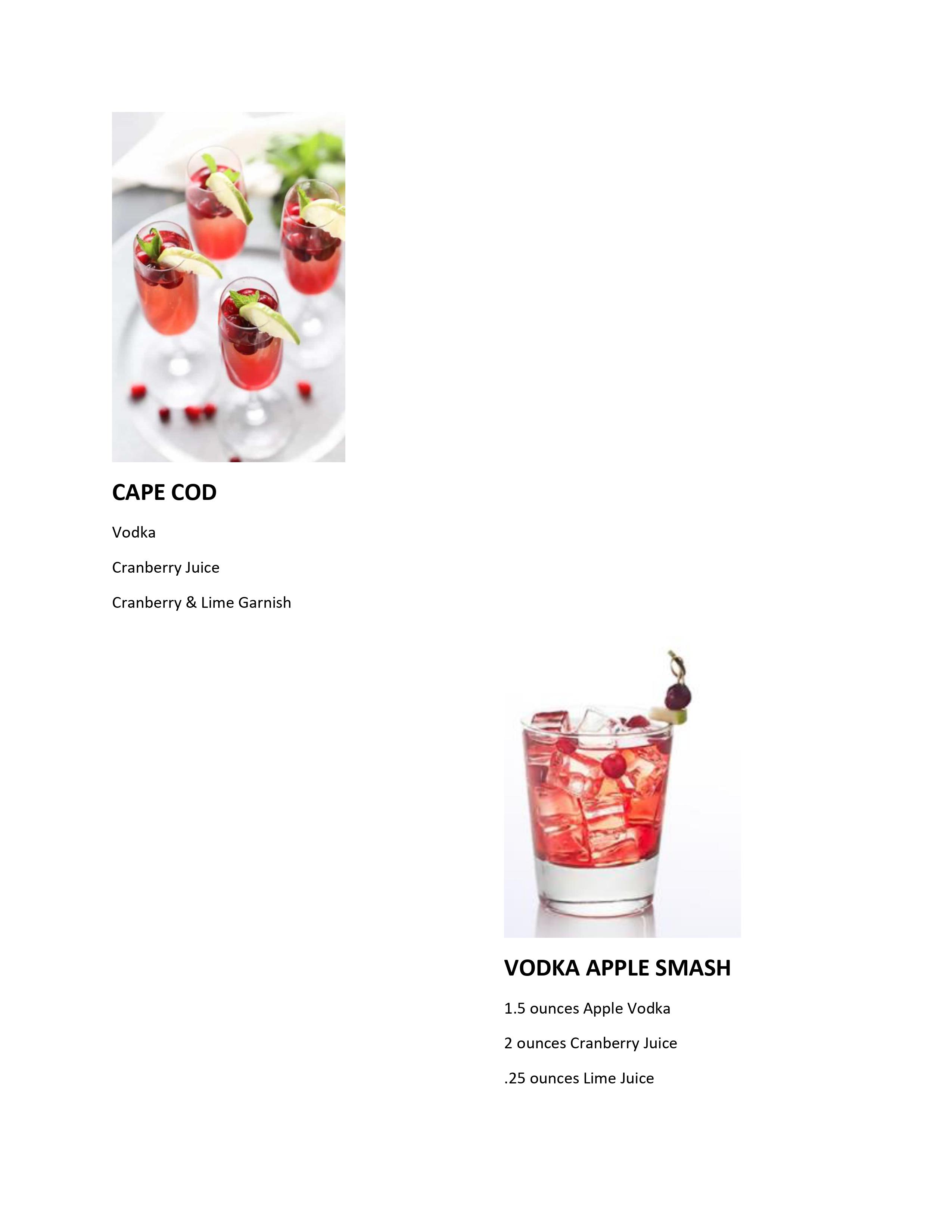 North Carolina Bartender Drink Mixes