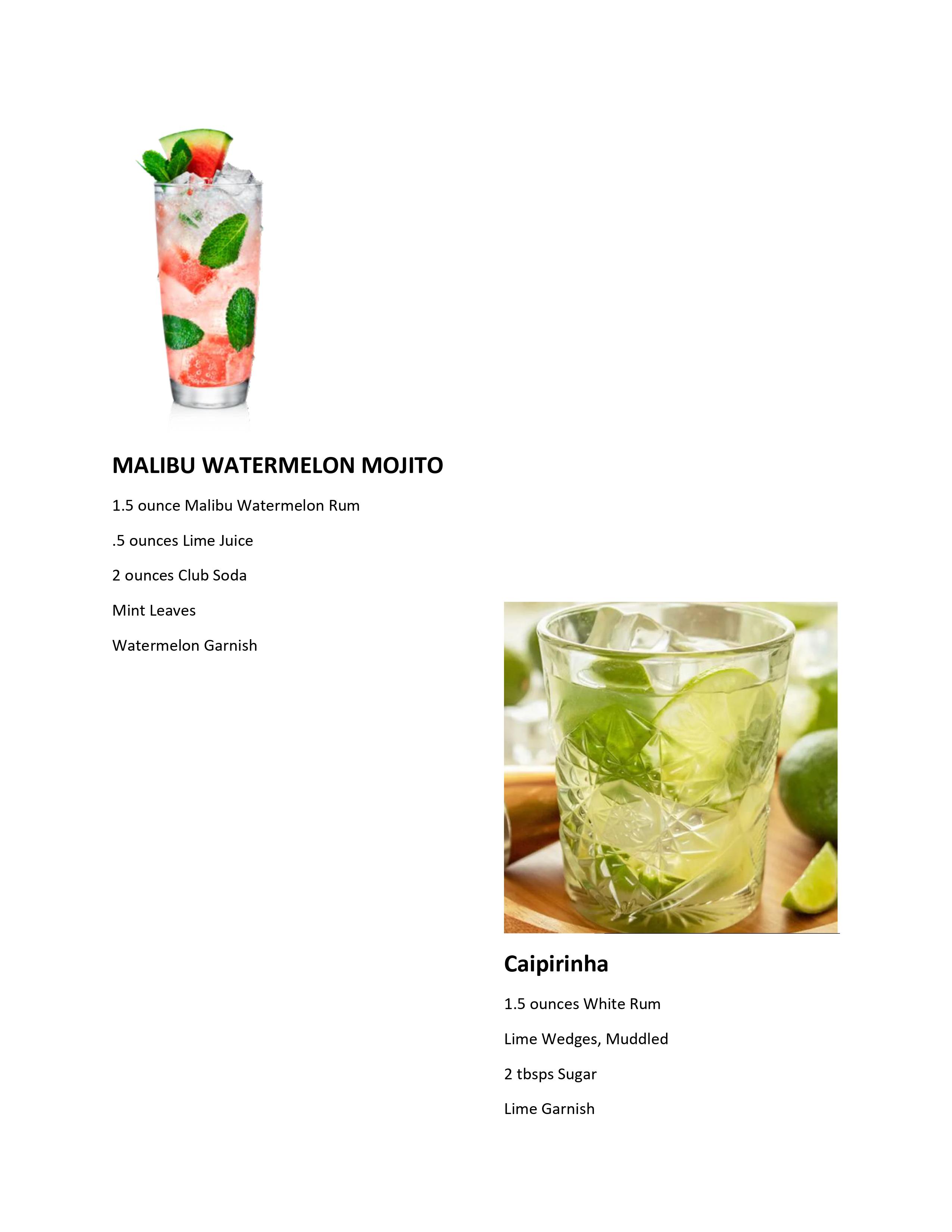 North Carolina Bartender Drink Mixes