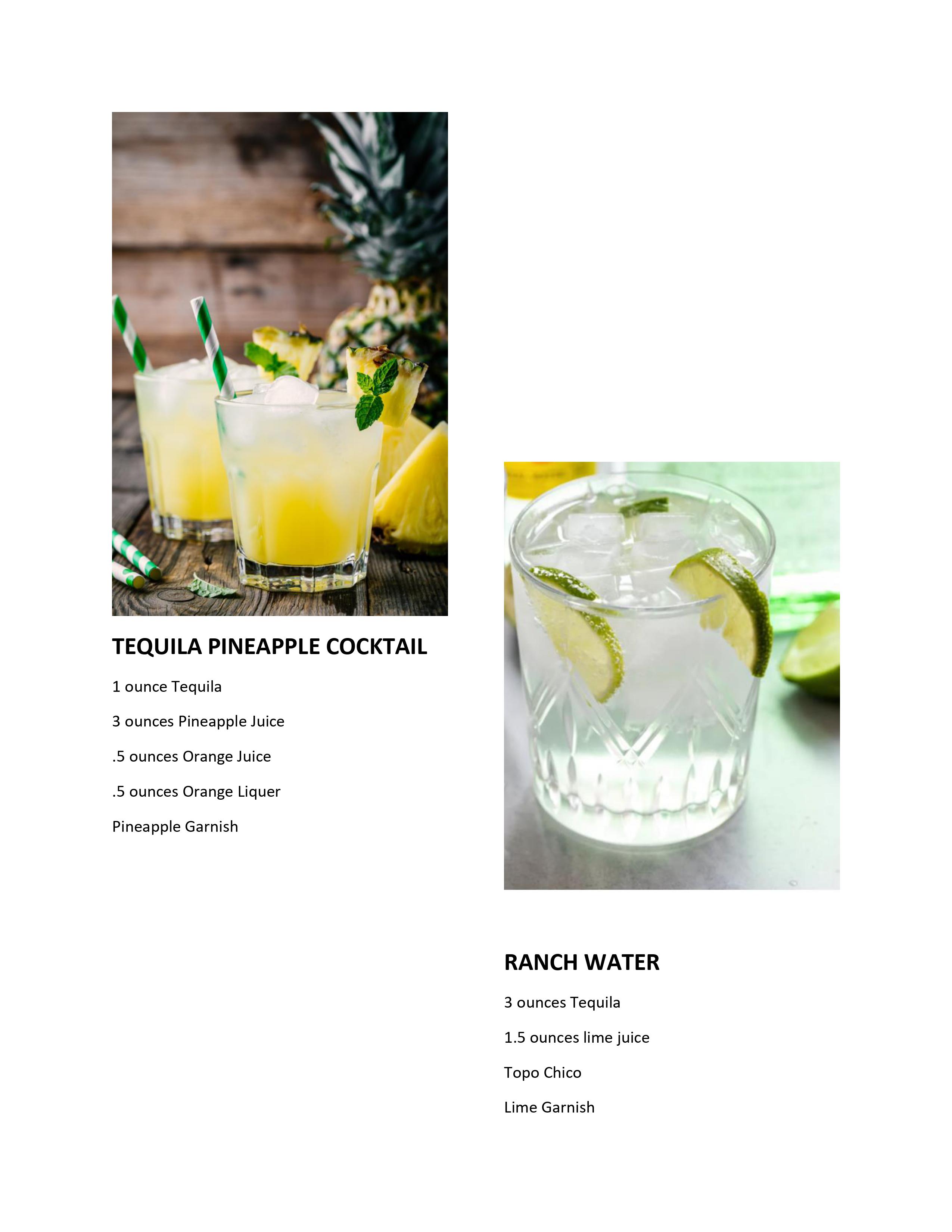 North Carolina Bartender Drink Mixes